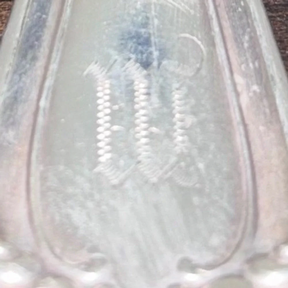 1835 R. Wallace‎ | Silver Plated | Art Nouveau Berain Berry Spoon 'W' Monogram